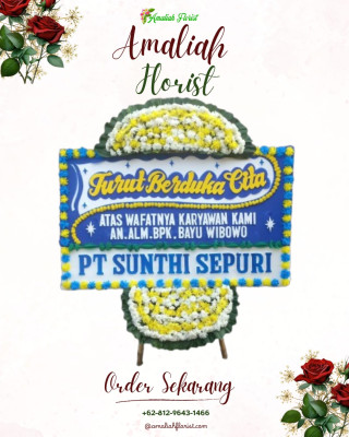 Papan Bunga Duka di Korpri Jaya