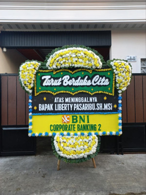 Papan Bunga Duka di Korpri Jaya