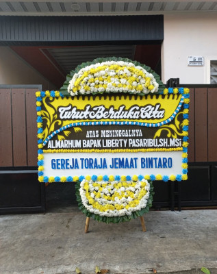 Papan Bunga Duka di Korpri Jaya