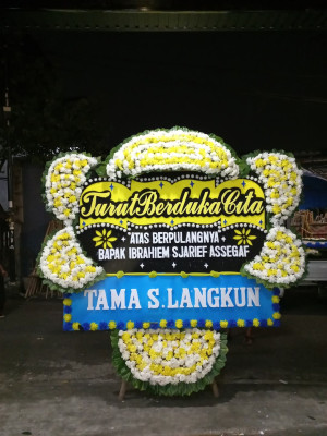 Papan Bunga Duka di Korpri Jaya