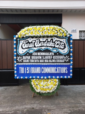 Papan Bunga Duka di Korpri Jaya